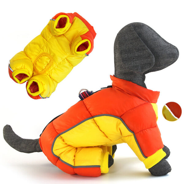 Winter Pet Clothes Small Dogs Warm Reflective Puppy Clothing French Bulldog Costume Medium Coat For Chihuahua Dog Jacket