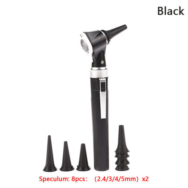 f51af644cf58f72f Professional Otosco Diagnostic Kit Medical Home Doctor ENT Care Endoscope LED Portable Otoscope Ear Cleaner With 8 Tips