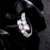 f539c1361059148d MODIAN 925 Sterling Silver Classic Luxury Round CZ Eternity Band Rings For Women Wedding Engagement Statement Jewelry Gift