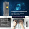 f53c6e85d343a1ce 64GB/16GB/8GB Digital Recorder Voice Activated Audio Recording Noise Reduction with Playback MP3 Music Player 288hrs