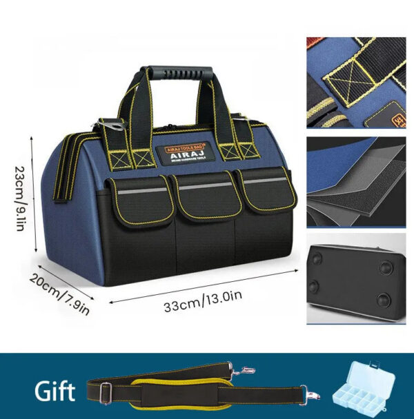 AIR Multifunctional Tool 1680D Oxford Cloth Electrician Waterproof and Wear-Resistant High Capacity Storage Bags