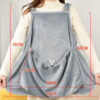 Comfortable Apron For Holding Cats Soft Kitten Bib Kangaroo Pocket Pet Clothes Sleeping Pussy Hing Suit Litter Dog Supplies