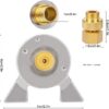 Dilwe Gaskocher Adapter Universal Ultraleicht Gasherd Tank Zylinder Konverter für Outdoor Camping