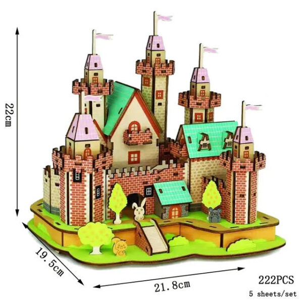 f571e99571551395 3D Wooden Puzzle Saint Basil's Cathedral Building House Kits Castle Villa Model Jigsaw Teen DIY Toys For Children Kids Gift