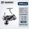 f57a911df6216ea8 BEARKING brand New arrival Saltwater Fishing Reel Spinning 1000-6000 9+1BB 5.2:1 Max Drag 10-20KG Water-Proof Reels