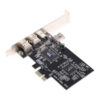 f581f52b720d844f PCIe Firewire PCI-E 2A+1 Mini-A 1394A Video Capture Card VIA VT6308P Chip Support IEEE1394 400 Mbit 2+1 Port PHY