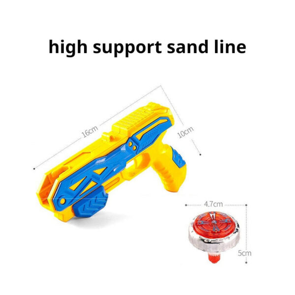 f584b1c658d0cd22 Luminous Rotating Gyro Gun Parents and Children Outdoor Battles Boys Light Toys