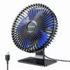 GAIATOP Portable USB 90° Adjustable Coog Fan Mute 4 Speed Adjustment Ultra Quiet Suitable For Home Desk Office