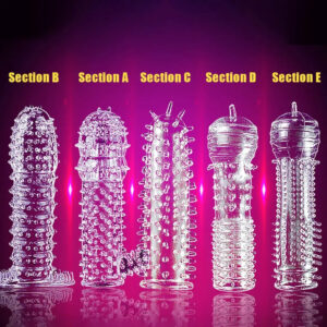 f5a9578c12a12455 Spike Penis Sleeve Reusable Condoms Sex Toys for Men Delay Ejaculation Penis Sleeve Contraception Cock Ring Extender 남성전용기구