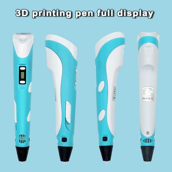 f5ba2a0b8eb41a8e USB 3D Printing Pen DIY Drawing 9M PLA Filament Three-dimensional Graffiti Toys Art Tools For Kids Birthday Christmas Day Gift