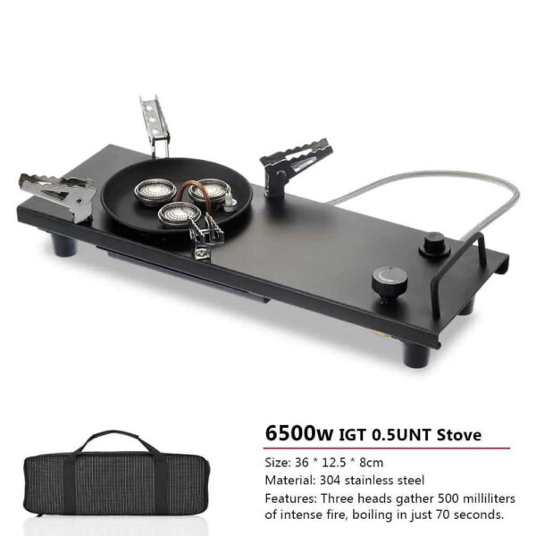 f5c77d73d5cf8bda Pandatour Camping IGT Gas Stove Easy Equiped 0.5-Unit Portable Hiking Stove High Effi Ciency 6500W High Firepower Burner