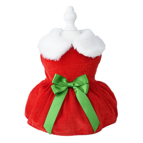 Pet Funny Xmas Clothing Warm Fleece Coat Puppy Dog Fashion Christmas Clothes Santa Claus Standing Costume New