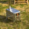 f5f0f27cbd84c4a6 MC TOMOUNT Tent Stove Portable Wood Burning Stove 304 Stainless Steel for Camping Hunting 6feet Pipes Included