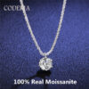 Best Selling S Sier Moissanite Thick Chain Women Birthday Gift 1-2CT Diamond Necklace Exquisite Party Jewelry