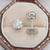 f60be7dbe4604b9b OEVAS Real 0.1ct 0.5ct D Color Moissanite Stud Earrings For Women Top Quality 100% 925 Sterling Silver Wedding Jewelry