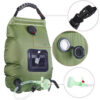 f60d05355643c7cd 20L Outdoor Solar Heating Premium Camping Bag Hot Water Temperature 45°C with Removable Hose Shower Head
