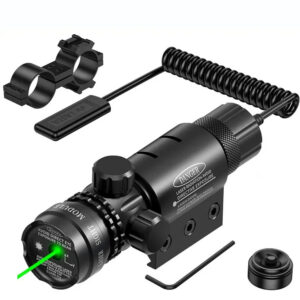 f60dfc25d6968c29 Rifle Green Red Dot Laser Sight 532nm Scope with Pressure Switch Picatinny and Mounting Hunting Riflescope