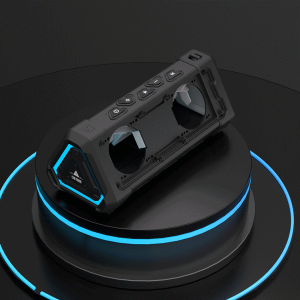 f6396c2ed9cf6ca0 MLOVE P3 Outdoor Bluetooth Speaker, 40W Output Power Bluetooth 5.3 Speaker ,Stereo Sound IPX7 Waterproof,Micro SD Card,RGB Light