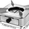 f64e3d0b3cf4c1d7 Portable Alcohol Stove, Outdoor Camping Stove, Compact Stainless Steel Burner, Camping Cookware for Hiking, Picnic, Bbq, to Boil Water