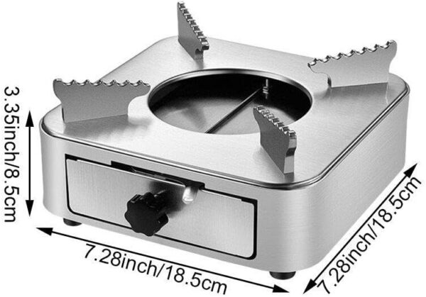 f64e3d0b3cf4c1d7 Portable Alcohol Stove, Outdoor Camping Stove, Compact Stainless Steel Burner, Camping Cookware for Hiking, Picnic, Bbq, to Boil Water