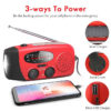 STONEGO Multifunctional FM Radio Outdoor Emergency Hand-crank Generator Solar Mobile Phone Charging Lighting Table Lamp
