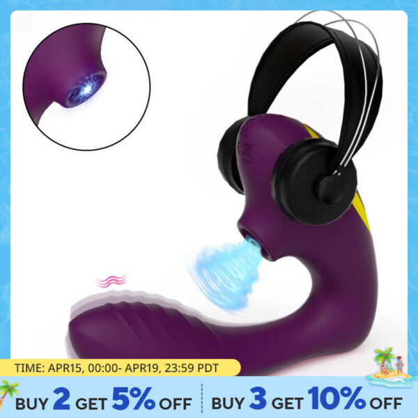 10 Speeds Vagina Sucking Vibrator Vibrating Sucker Oral Suction Clitoris Stimulator Erotic Sex Toy for Women Sexual Wellness