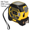f6b1d3189f6c7fc6 3 in 1 Laser Rangefinder 5M Tape Measure Ruler LCD Display with Backlight Distance Meter Building Measurement Device