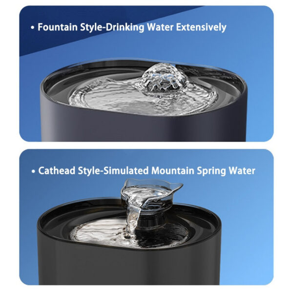 f6c8559089f488db Cat Fountain Auto Filter USB Electric Mute Dog Bowl Recirculate Filtring Drinker for Cats Pet Water Dispenser