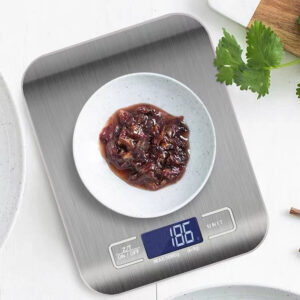 f6c9250f706795a5 10KG Kitchen Scales Stainless Steel Weighing For Food Diet Postal Balance Measuring LCD Precision Electronic