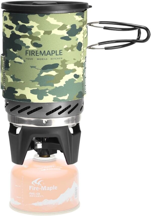 f6cd908af503c745 Fire-Maple "Fixed Star 1" Backpacking and Camping Stove System | Outdoor Propane Cooking Gear | Portable Pot/Jet Burner Set | Ideal for Hiking, Trekking, Fishing, Hunting Trips and Emergency Use