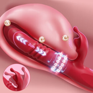 f6d03885952dbf16 Rabbit Vibrator for Women Telescc Dildo Powerful G-Spot Vibrating Rotating Beaded Clit Stimulator Female Masturbator Sex Toys