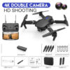 f6dfd9ae858e243f E88pro 4k Hd Dual Camera Fixed Height E99 Remote Control Aircraft Cross-border Drone