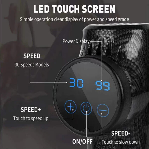 f6e1c781bd74fac5 PHOENIX A2 PRO ATHLETE MASSAGE GUN High frequency Massage Gun Muscle Relax Body Relaxation Electric Massager with Portable Bag