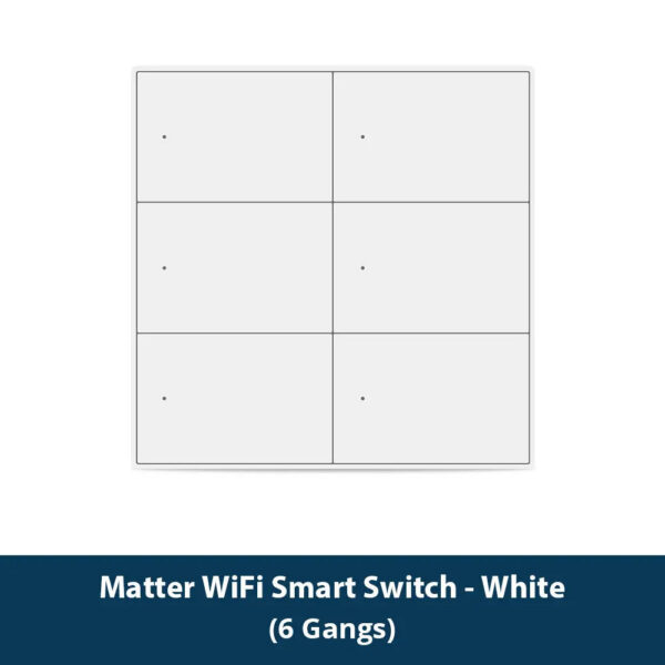 f6e5f07bcea23ab1 Zemismart Matter WiFi 1 2 3 4 6 Gangs Smart Wall Light Switch Neutral Required with Big Button SmartThings App Homekit Control