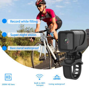 f6f86e0ed7962ae6 1080P HD Outdoor Waterproof Sports Portable Car Mini DV Camera Motorcycle and Bike Driving Recorder