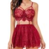 f705d22027b24444 Avidlove Lingerie for Women Lace Babydoll Mesh Nightwear Chemise Nightie
