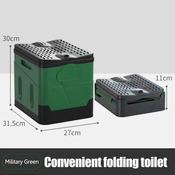 f7154fb3d4f50d9d Portable Folding Outdoor Camping Potty Adults Kids Cover Design Seat Reusable Toilet for Picnic Car Travel