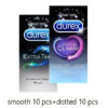 20/10pcs Durex Delay Ejaculation Spike Condoms Ultra Thin Factor Intimate Extra Lubricated Men Contraception Lasting Enlargement