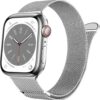 Marge Plus for Apple Watch Band Series Ultra 8 7 6 5 4 3 2 1 SE 38mm 40mm 41mm 42mm 44mm 45mm 49mm Women and Men, Stainless Steel Mesh Loop Magnetic Clasp Replacement for iWatch Bands