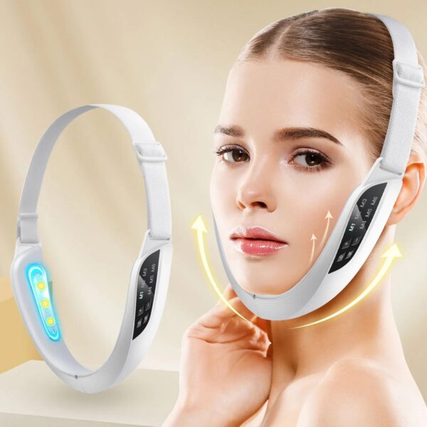 f737c9a67b93e4be Electric V Face Lifting Beauty Device 6 Modes 8 Levels EMS Micro-current Firming Facial Massager Double Chin Removal Skin Care
