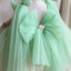 2024 New Children‘s Princess Evening Gown Sleeveless Pearls Appliques Design Wedding Birthday Baptism Party Girls Dresses A3650