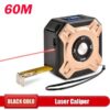 f76ec5c1fa62d7f0 3 In 1 Laser 40 60 M Measurement With Backlit Display Rangefinder Scale Area / Distance Rechargeable