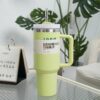 f7af4e2a6dc97010 Mugs Stock 40oz Mug Tumbler With Handle Insulated Tumblers Lids Straw Stainless Steel Coffee Termos Cup JY24