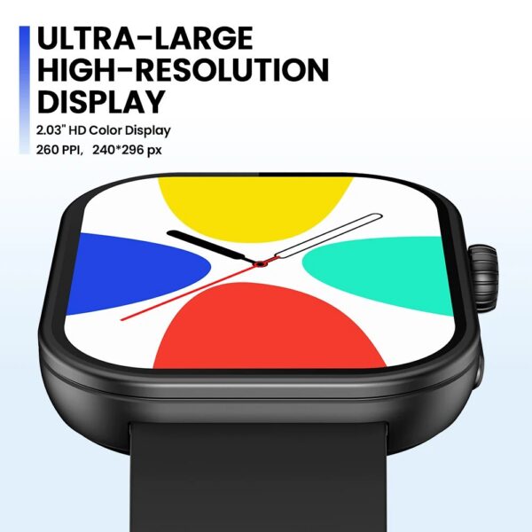 f7c4d3d4274472d7 New Zeblaze Btalk Plus Voice Calling Smartwatch 2.03'' HD Color Display Health and Fiess Tracking Smart Watch for Men Women