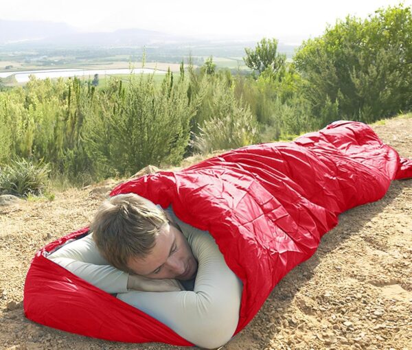 f7c9df1cc8115766 Holdfiturn Sleeping Bags for Adults, Backpacking Lightweight Waterproof Single Sleeping Bag, Rectangular Envelope Sleeping Bag, 3 Seasons of Camping Hiking and Outdoors for Adults & Kids Red