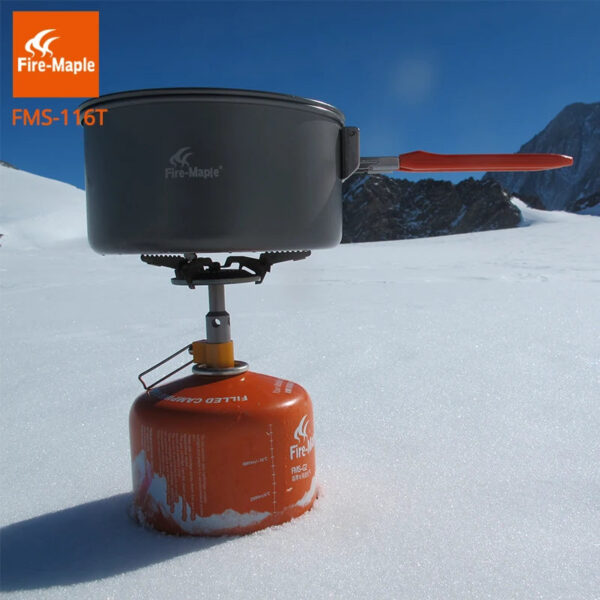 f7e31a369e774be0 Fire Maple FMS-116T Outdoor Mini Camping Stoves Gas Burner For Backpacking 48g 2300W Portable Lightweight Titanium Gas Stove