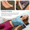 f7e773462a693bf5 Kuznetsov's Applicator Nonslip Acupressure Yoga Cushion Sensi Massage Body Mat With Needle Foot Massager Pillow Neck Fitness Pad