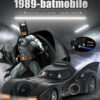 1:24 1989 Batmobile Die-cast Car with Batman Figure, Toys for Kids and Adults , Black