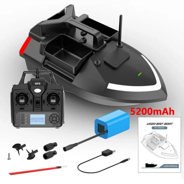 VWVIVIDWORLD Brand,High Quality,Dual Battery,Long Battery Life,Large Capacity,GPS RC Boat,Remote Control Bait Boat