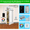 f7fbf6ae4897a1ef Outdoor Access Control System Kit Set Waterproof RFID Keypad 125KHz 13.56MHz NFC + 180KG Electric Magnetic Lock Strike Locks